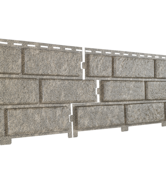 Сайдинг Ю-ПЛАСТ, "Стоун-хаус" кирпич бежевый (с двойным замком)