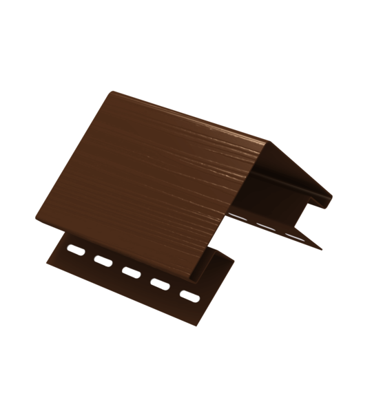Угол наружний Ю-ПЛАСТ, коричневый