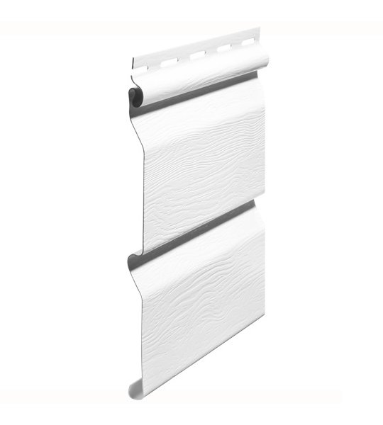 Сайдинг FineBer Standart Classic, белый 3,66*0,205