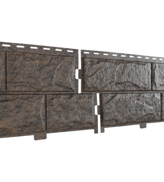 Сайдинг Ю-ПЛАСТ, "Стоун-хаус" камень жжёный (с двойным замком)