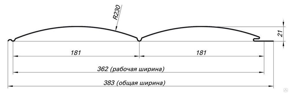 Сайдинг  "Бревно" Полиэстер